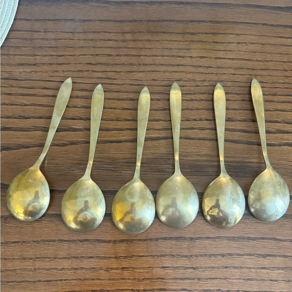 Dirilyte Gold-Toned Spoons Set 6